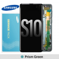 Samsung Galaxy S10 G973F OLED and touch screen (Original Service Pack) with Frame[Green] GH82-18850E/18835E