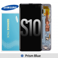 Samsung Galaxy S10 G973F OLED and touch screen (Original Service Pack) with Frame[Blue] GH82-18850C/18835C
