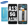 Samsung Galaxy A13 5G A136 OLED and touch screen (Original Service Pack) with Frame [Black] GH82-29077A S-927