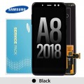 Samsung Galaxy A8 (2018) A530 OLED and touch screen (Original Service Pack) [Black] No Frame GH97-21406A/21529A