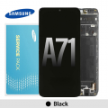 Samsung Galaxy A71 A715 OLED and touch screen (Original Service Pack) [Black] with Frame GH82-22152A/22248A
