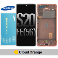 Samsung Galaxy S20 FE 4G 5G G780 G781 OLED and touch screen (Original Service Pack) [Cloud Orange] GH82-24220F/24219F/31328F/31329F