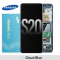 Samsung Galaxy S20 G980 G981 OLED and touch screen with frame (Original Service Pack) [Blue] GH82-22131D/22123D