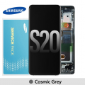 Samsung Galaxy S20 G980 G981 OLED and touch screen with frame (Original Service Pack) [Gray] GH82-22131A/22123A