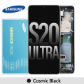 Samsung Galaxy S20 Ultra G988 OLED and touch screen with frame (Original Service Pack) [Black] GH82-26032A/26033A