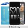 Samsung Galaxy S20 Ultra G988 OLED Display screen (Service Pack) [Gray] GH82-26032B/26033B
