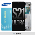 Samsung Galaxy S21 Ultra 5G G998 OLED and Touch screen with frame (Original Service Pack) [Phantom Silver] GH82-26035B/26036B/26039B