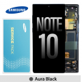 Samsung Galaxy Note 10 N970 OLED and touch screen with frame (Original Service Pack) [Black] GH82-20817A/20818A