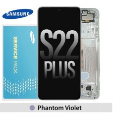 Samsung Galaxy S22 Plus S906 OLED Display and Touch screen (Original Service Pack) [Violet] GH82-27500F/27501F