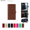 Goospery Mansoor Diary Case for  Samsung Galaxy A13 4G A135 [Brown]