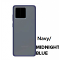 Mercury Goospery Peach Garden Bumper Case for iPhone 14 Pro Max 6.7'' [Navy / Navy]