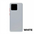 Mercury Goospery Peach Garden Bumper Case for iPhone 14 Pro Max 6.7'' [White / Red]