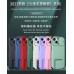 Three Dimensional Bracket Push Window Case for iPhone 13 6.1" [Blue]