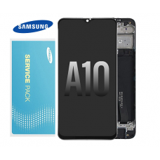 Samsung Galaxy SM-A105F A10 NON EU CODE LCD touch screen with frame (Original Service Pack) [Black] GH82-20227A/20322A S-921