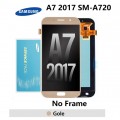 Samsung Galaxy SM-A720 A7 LCD touch screen no frame (Original Service Pack) [Gold] GH97-19723B/19811B