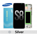 Samsung Galaxy SM-G950 S8 LCD touch screen with frame (Original Service Pack) [Silver] GH97-20457B/20458B/20473B/20629B