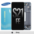 Samsung Galaxy SM-G990 S21 FE LCD touch screen with frame (Original Service Pack) [Grey] GH82-26414A/26420A/26590A