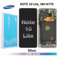 Samsung Galaxy SM-N770 NOTE 10 Lite LCD touch screen with frame (Original Service Pack) [Glow/Silver] GH82-22055B/22193B/22194B/22192B