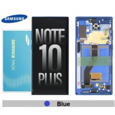 Samsung Galaxy SM-N975F/N976 NOTE10 PLUS LCD touch screen with frame (Original Service Pack) [Blue] GH82-20900D/20838D