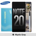 Samsung Galaxy SM-N980/N981 NOTE20 OLED touch screen with frame (Original Service Pack) [Gray] GH82-23495A/23733A