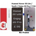 Huawei Honor 30 Lite / Youth / Enjoy 20 Pro / Z 5G LCD touch screen (Original Service Pack)(NF) [Black] H-174