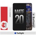 Huawei Mate 20 LCD touch screen (Original Service Pack) with Battery and Frame[TWILIGHT/PURPLE] 02352FRA