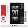 Huawei Mate 20 Pro OLED Display and touch screen (Original Service Pack) with Battery and Frame [Black] 02352FRL/02352GUH