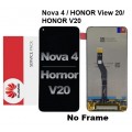 Huawei Nova 4 / HONOR View 20 LCD touch screen (Original Service Pack)(NF) [Black] H-171