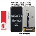 Huawei Nova 5T / Nova 5i Pro / HONOR 20 / 20S / 20 Pro LCD touch screen (Original Service Pack)(NF) [Black] H-159