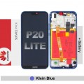 Huawei P20 Lite LCD touch screen (Original Service Pack) with Frame and Battery [KLEIN BLUE] 02352CCK/02351VUV/02351XUA