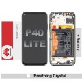 Huawei P40 Lite LCD touch screen (Original Service Pack) with Frame and Battery [BREATHING CRYSTAL] 02353KFV