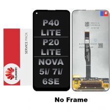 Huawei P40 Lite / Nova 7i / P20 lite / Nova 5i / Nova 6 SE LCD touch screen (Original Service Pack)(NF) [Black] H-158