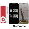 Huawei Y9 (2019) / Y8s (2020) LCD touch screen (Original Service Pack)(NF) [Black] H-176