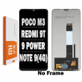 Xiaomi Poco M3 / Redmi 9T / 9 Power / Note 9 4G LCD and touch screen (Original Service Pack)(NF) [Black] X-253