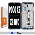Xiaomi Poco X3 / X3 NFC LCD and touch screen (Original Service Pack) with Frame [Blue] 560002J20C00