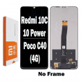 Xiaomi Redmi 10C / 10 Power / Poco C40 4G LCD and touch screen (Original Service Pack)(NF) [Black] X-256