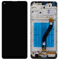 Samsung Galaxy A21 SM-A215 LCD and Touch Screen Assembly with Frame[Black]