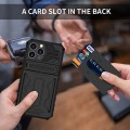 King Kong Card Bag Holder Case for iPhone 14Plus 6.7" [Black]