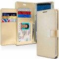 Mercury Goospery Rich Diary Case for iPhone 14 (6.1") [Gold/Gold]