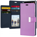 Mercury Goospery Rich Diary Case for iPhone 14 Pro(6.1")[Purple/Navy]