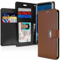 Mercury Goospery Rich Diary Case for iPhone 14 Plus(6.7")[Brown/Black]