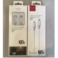 ABS Type-C to Type-C Pole Quick Charge Cable 1M 60W