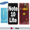 Samsung Galaxy N770 Note 10 Lite LCD touch screen (Original Service Pack) with Frame [Aura Red] GH82-22055C/22193C/22192C
