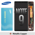 Samsung Galaxy N960 Note 9 LCD touch screen (Original Service Pack) with Frame [Gold Metallic Copper] GH97-22269D/22270D/23737D