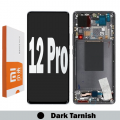 Xiaomi 12 Pro LCD and touch screen (Original Service Pack) with Frame [Dark Tarnish] 56000300L200