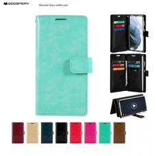 Mercury Goospery Mansoor Diary Case for iPhone 14 (6.1") [Mint]
