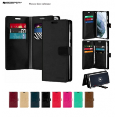 Mercury Goospery Mansoor Diary Case for iPhone 14 Pro Max(6.7") [Black]