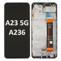 Samsung Galaxy SM-A236 A23 LCD touch screen (Original Service Pack) with frame [Black] GH82-29734A 29735A S-937