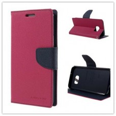 Mercury Goospery Fancy Diary Case for iPhone 14 Pro(6.1'')[HotPink/Navy]