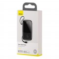 Baseus Q pow Digital Display 3A Power Bank 10000mAh (With Type-C Cable)Black